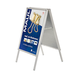 Artikelbild 1 für MAUL Kundenstopper MAULpublic silber DIN A1 2 Fächer, Artikelnummer 531347