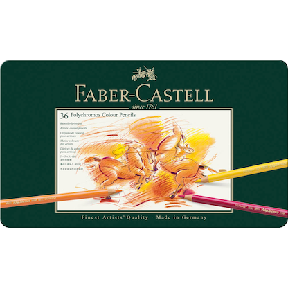 Artikelbild 3 für FABER-CASTELL Polychromos Buntstifte farbsortiert, 36 St., Artikelnummer 819348