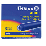 Artikelbild 1 für Pelikan 4001 TP/6 Tintenpatronen für Füller königsblau 6 St., Artikelnummer 695015