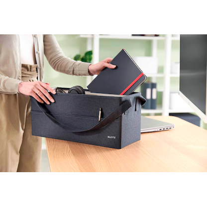 Artikelbild 4 für LEITZ Laptoptasche Hot Desking Stoff grau, Artikelnummer 248908