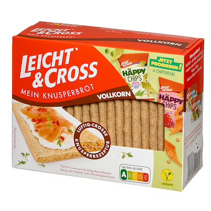 Artikelbild 2 für Leicht&Cross VOLLKORN Knäckebrot 125,0 g, Artikelnummer 162414