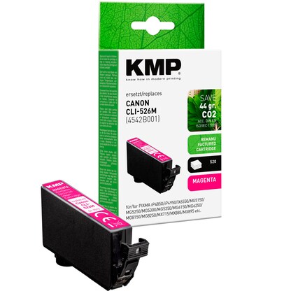Artikelbild 20 für KMP magenta Druckerpatrone kompatibel zu Canon CLI-526 M, Artikelnummer 540937