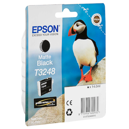 Artikelbild 2 für EPSON T3248 Matt Schwarz Druckerpatrone, Artikelnummer 546996