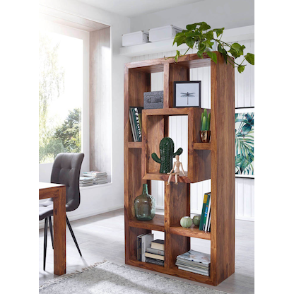 Artikelbild 7 für WOHNLING Bücherregal braun 90,0 x 35,0 x 180,0 cm, Artikelnummer 158901