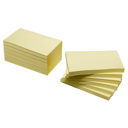 Artikelbild 3 für Post-it® Haftnotizen 655-CY gelb, 12 Blöcke, Artikelnummer 390039