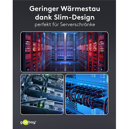 Artikelbild 7 für goobay RJ-45 Netzwerkkabel 1,0 m weiß bis zu 10,00 Gbit/Sek. bis zu 500 MHz, 1 St., Artikelnummer 557779