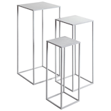 Artikelbild 1 für HAKU Möbel Pflanzenständer-Set Valletta 2 Metall grau, Artikelnummer 650166