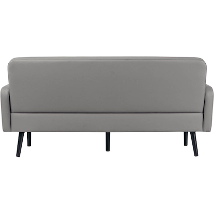 Artikelbild 4 für meet powered by PAPERFLOW 3-Sitzer Sofa LISBOA grau schwarz Kunstleder, 1 St., Artikelnummer 851382