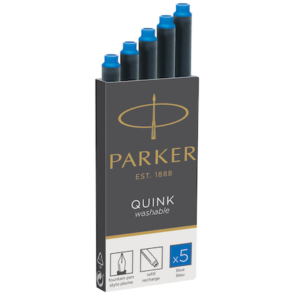 Artikelbild 10 für PARKER 1950384 Tintenpatronen für Füller königsblau 5 St., Artikelnummer 617809