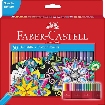 Artikelbild 10 für FABER-CASTELL Buntstifte farbsortiert, 60 St., Artikelnummer 819312