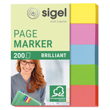 Artikelbild 1 für SIGEL brillant Haftmarker farbsortiert 5x 40 Streifen, Artikelnummer 507178