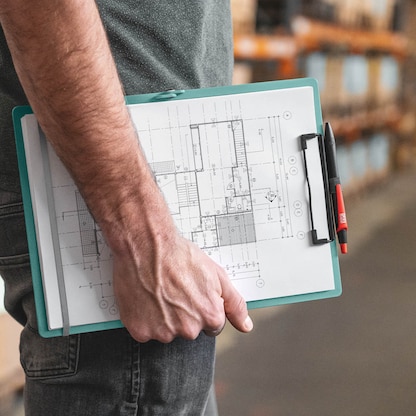 Artikelbild 6 für sax design Klemmbrett 2-750-20 DIN A5 auf DIN A4 aqua Kunststoff, 1 St., Artikelnummer 609766