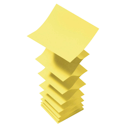 Artikelbild 2 für Post-it® Z-Notes Haftnotizen R330 gelb, 12 Blöcke, Artikelnummer 130930