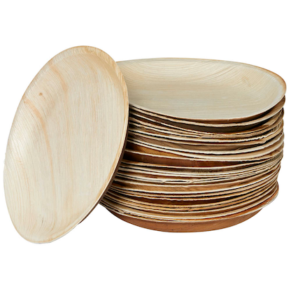 Artikelbild 5 für 25 PAPSTAR Palmblatt-Teller pure 23,0 x 23,0 cm, Artikelnummer 130734