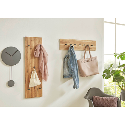 Artikelbild 7 für HAKU Möbel Wandgarderobe 22358 braun Holz 7 Haken 80,0 x 20,0 cm, Artikelnummer 551871