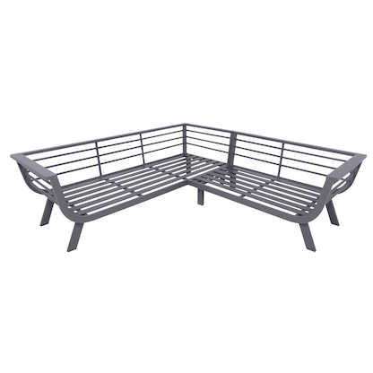 Artikelbild 3 für Garden Pleasure Loungegruppe AURELIA hellgrau, dunkelgrau Metall, 13-teilig, Artikelnummer 379984