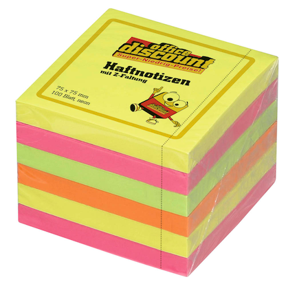 Artikelbild 2 für office discount Z-Faltung Haftnotizen R 330 farbsortiert, 6 Blöcke, Artikelnummer 238156