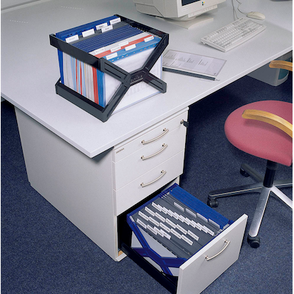 Artikelbild 4 für DURABLE Hängeregistraturkorb mit Mappen CARRY PLUS schwarz, Artikelnummer 779058