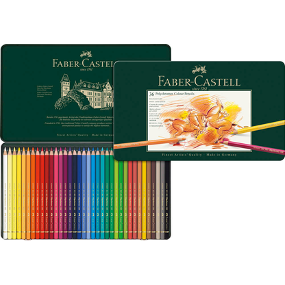 Artikelbild 1 für FABER-CASTELL Polychromos Buntstifte farbsortiert, 36 St., Artikelnummer 819348