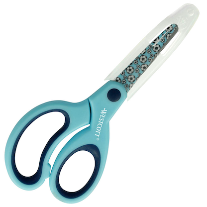 Artikelbild 3 für WESTCOTT Kinderschere Sporty Softgrip dunkelblau 13,0 cm, Artikelnummer 380192