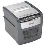 Artikelbild 1 für AKTION: Rexel Optimum AutoFeed+ 45X Aktenvernichter mit Partikelschnitt P-4, 4 x 28 mm, bis 45 Blatt, schwarz, Artikelnummer 495091