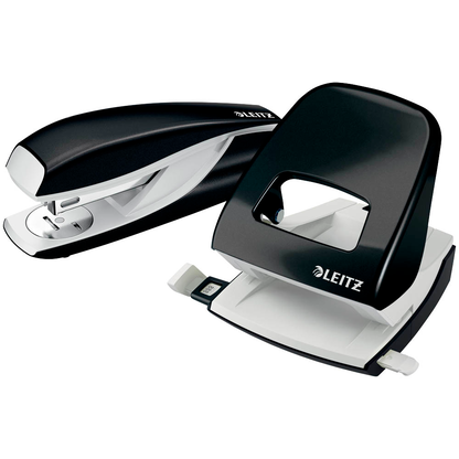 Artikelbild 11 für AKTION: LEITZ Locher und Heftgeräte Set WOW 5095 schwarz-metallic mit Prämie nach Registrierung, Artikelnummer 678264