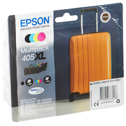 Artikelbild 3 für EPSON 405XL / T05H6 schwarz, cyan, magenta, gelb Druckerpatronen, 4er-Set, Artikelnummer 272134
