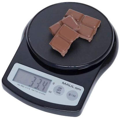 Artikelbild 3 für MAUL Briefwaage MAULalpha schwarz für max. 0,5 kg, Artikelnummer 490904