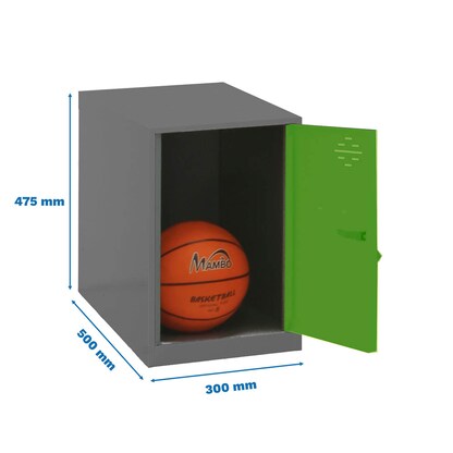 Artikelbild 2 für Simonrack Spind SIMONLOCKER DISM anthrazit, grün 8425437116551, 1 Schließfach 30,0 x 50,0 x 47,5 cm, Artikelnummer 354789