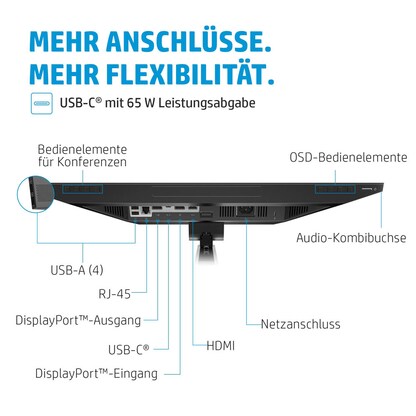 Artikelbild 7 für HP E24m G4 Monitor 61,0 cm (24,0 Zoll) schwarz, Artikelnummer 833192