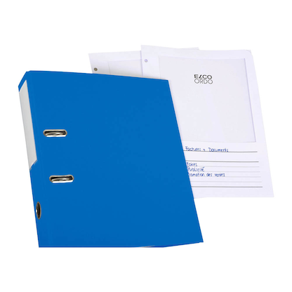 Artikelbild 5 für 100 ELCO Prospekthüllen Ordo Vista DIN A4 weiß glatt 0,12 g/qm, Artikelnummer 416824