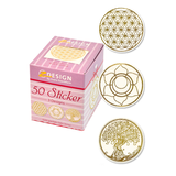 Artikelbild 1 für AVERY Zweckform Aufkleber 56817 Lebensblume, gold, 50 Etiketten, Artikelnummer 102321