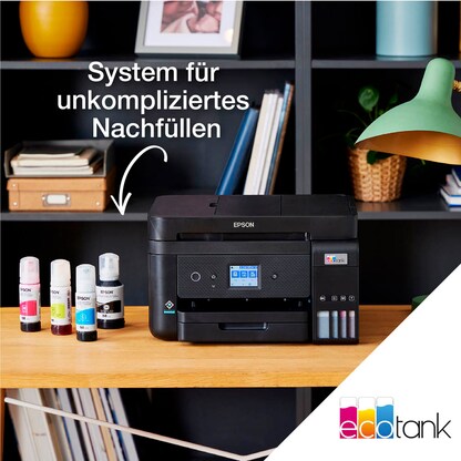 Artikelbild 8 für AKTION: EPSON EcoTank ET-3850 3 in 1 Tintenstrahl-Multifunktionsdrucker schwarz mit 30 Euro CashBack, Artikelnummer 649182