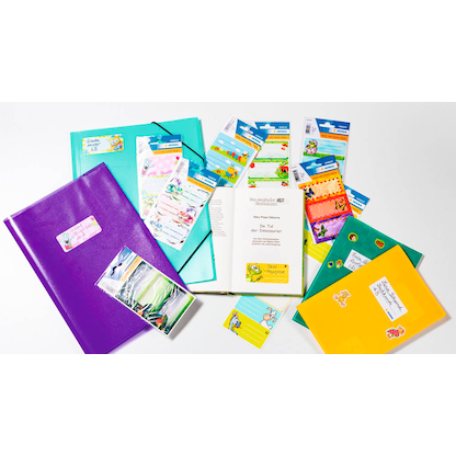 Artikelbild 4 für HERMA Schuletiketten Mountainbike, 9 Etiketten, Artikelnummer 537096