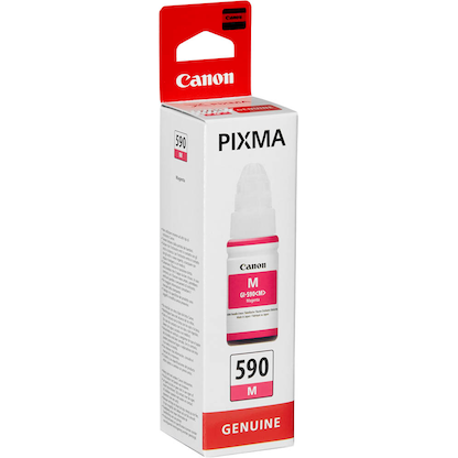 Artikelbild 9 für Canon GI-590 BK/C/M/Y schwarz, cyan, magenta, gelb Tintenflaschen, 4er-Set, Artikelnummer 336877