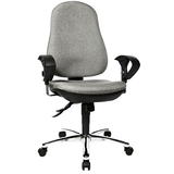 Artikelbild 1 für Topstar Bürostuhl Support ®Syncro Deluxe, 8559U G23 Stoff grau, Gestell chrom, Artikelnummer 255333