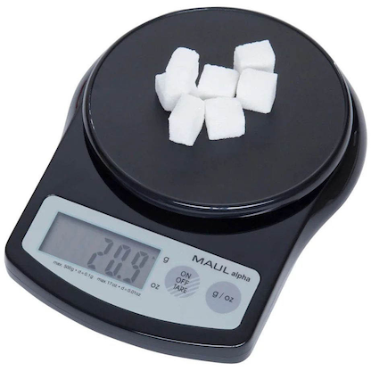 Artikelbild 4 für MAUL Briefwaage MAULalpha schwarz für max. 0,5 kg, Artikelnummer 490904