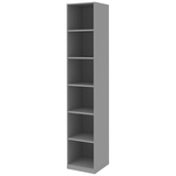 Artikelbild 1 für röhr Aktenregal quantum grau 40,0 x 40,0 x 220,5 cm, Artikelnummer 722217