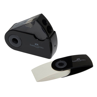 Artikelbild 3 für FABER-CASTELL GRIP 2001 Bleistift-Set B schwarz, 1 Set, Artikelnummer 370431