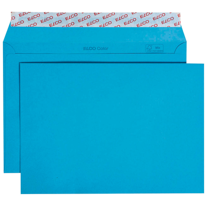 Artikelbild für ELCO Briefumschläge Color DIN C5 ohne Fenster intensivblau haftklebend 25 St., Artikelnummer 288379
