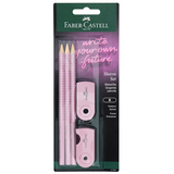 Artikelbild 1 für FABER-CASTELL GRIP 2001 Bleistift-Set B rose shadows, 1 Set, Artikelnummer 278216