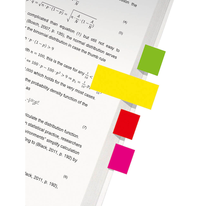 Artikelbild 3 für SIGEL NEON Haftmarker farbsortiert 5x 40 Streifen, Artikelnummer 255992