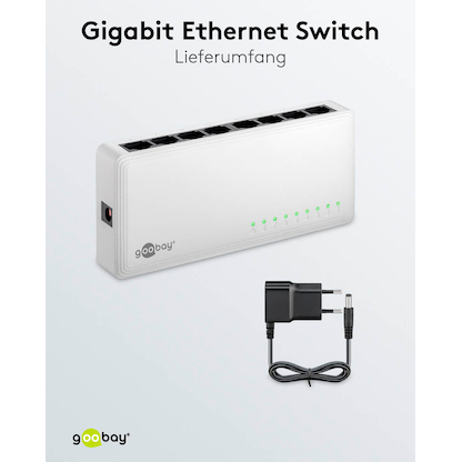 Artikelbild 10 für goobay Switch 8-fach, Artikelnummer 557276