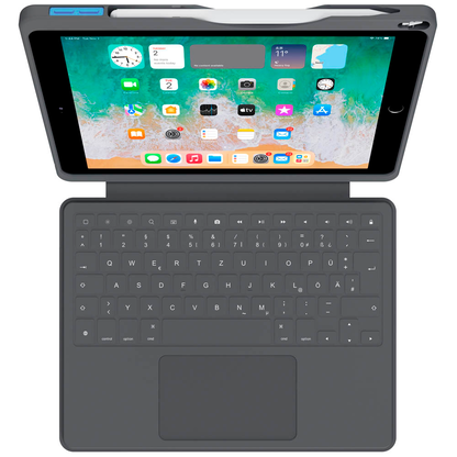 Artikelbild 2 für DEQSTER Smart Rugged Touch PLUS Keyboard Tablet-Tastatur schwarz geeignet für Apple iPad 7. Gen (2019), Apple iPad 8. Gen (2020), Apple iPad 9. Gen (2021), Artikelnummer 633517