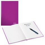 Artikelbild 1 für LEITZ Notizbuch WOW DIN A5 liniert, violett-metallic Hardcover 160 Seiten, Artikelnummer 289443