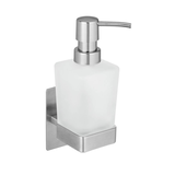 Artikelbild 1 für WENKO Seifenspender Genova 25416100 silber, matt Edelstahl, Glas 200,0 ml, Artikelnummer 808703