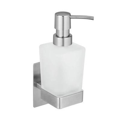 Artikelbild 7 für WENKO Seifenspender Genova 25416100 silber, matt Edelstahl, Glas 200,0 ml, Artikelnummer 808703