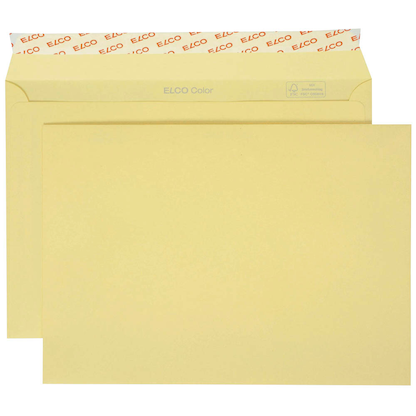 Artikelbild für ELCO Briefumschläge Color DIN C5 ohne Fenster hellchamois haftklebend 25 St., Artikelnummer 288387
