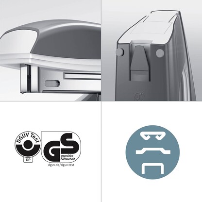 Artikelbild 10 für AKTION: LEITZ Heftgerät NeXXt 5502 WOW eisblau mit Prämie nach Registrierung, Artikelnummer 154031