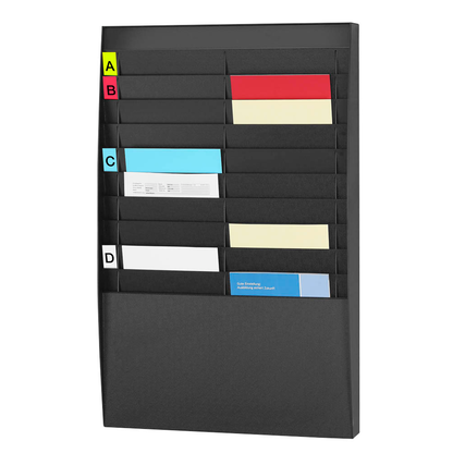 Artikelbild 2 für PAPERFLOW Sortiertafel schwarz DIN A4 20 Fächer, Artikelnummer 290419
